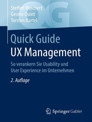 cover image of Quick Guide UX Management